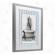 Lettered and Lined | Antique Bath Blue Stripes