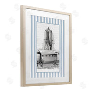 Lettered and Lined | Antique Bath Blue Stripes