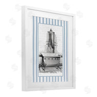 Lettered and Lined | Antique Bath Blue Stripes