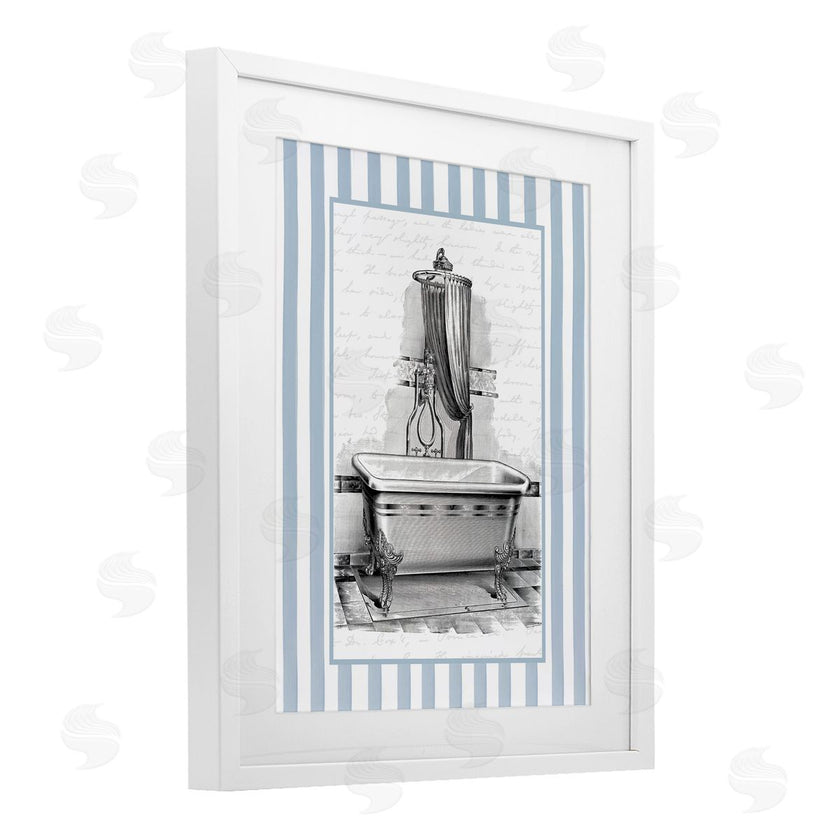 Lettered and Lined | Antique Bath Blue Stripes