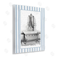 Lettered and Lined | Antique Bath Blue Stripes