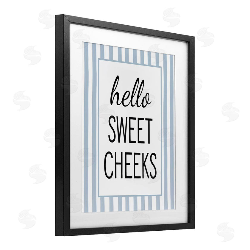 Lettered and Lined | Hello Sweet Cheeks on Stripes