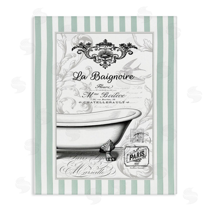 Lettered and Lined | La Baignoire on Stripes