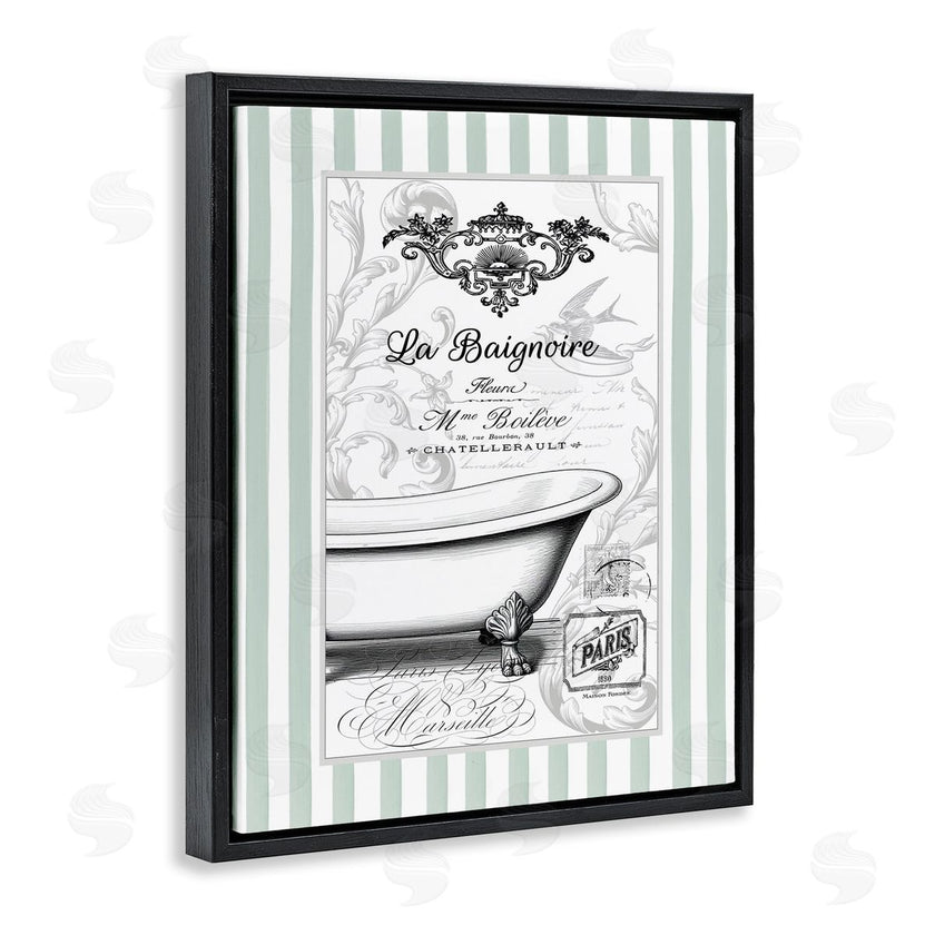 Lettered and Lined | La Baignoire on Stripes