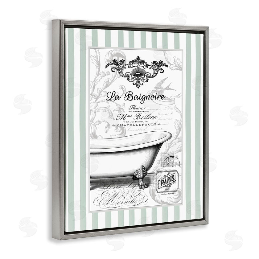 Lettered and Lined | La Baignoire on Stripes