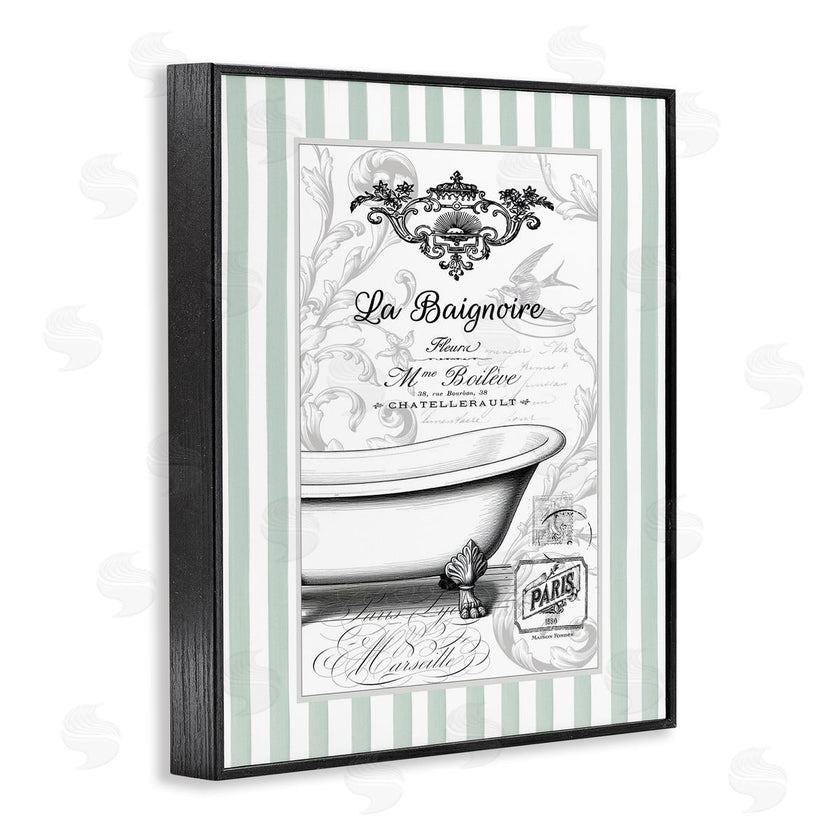 Lettered and Lined | La Baignoire on Stripes