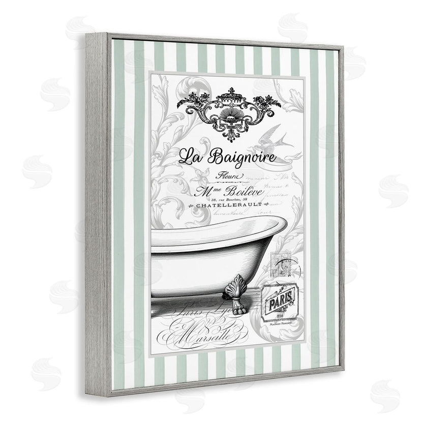 Lettered and Lined | La Baignoire on Stripes
