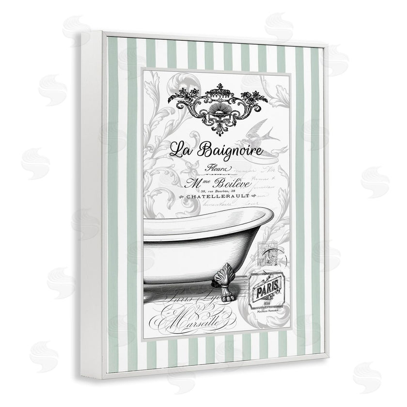 Lettered and Lined | La Baignoire on Stripes