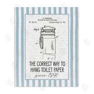 Lettered and Lined | Correct Way Toilet Paper