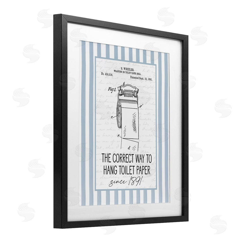 Lettered and Lined | Correct Way Toilet Paper