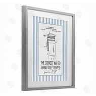 Lettered and Lined | Correct Way Toilet Paper