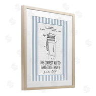 Lettered and Lined | Correct Way Toilet Paper