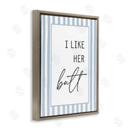 Lettered and Lined | I Like Her Butt Stripes