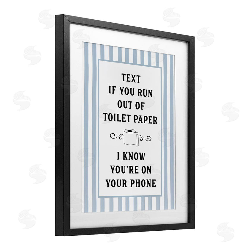 Lettered and Lined | Text For Toilet Paper Stripes
