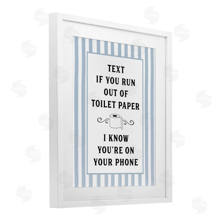 Lettered and Lined | Text For Toilet Paper Stripes