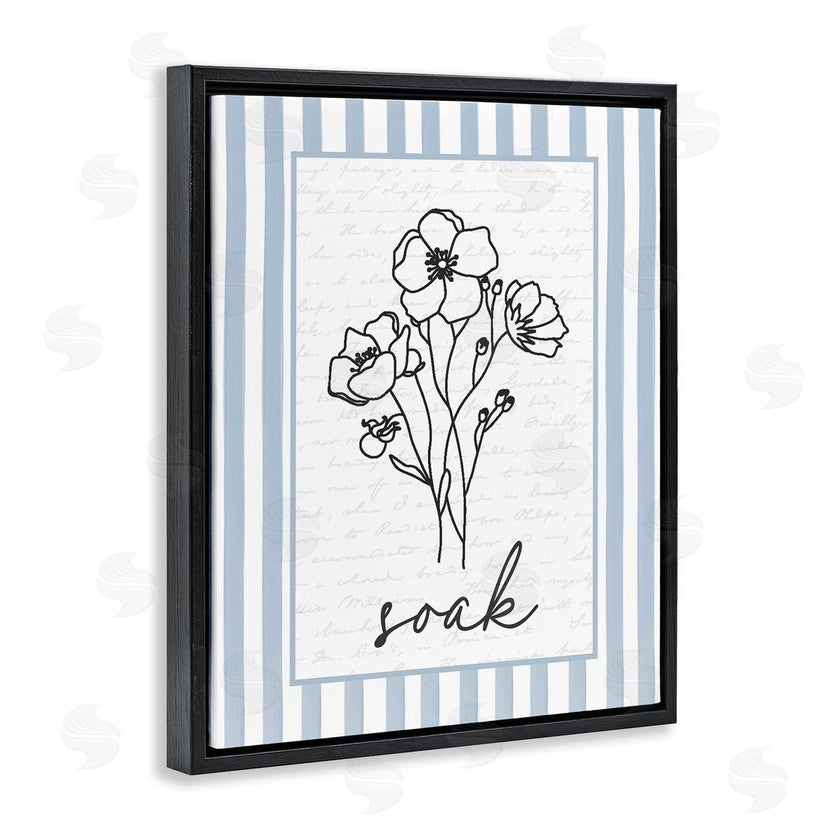 Lettered and Lined | Soak Striped Bath Flowers