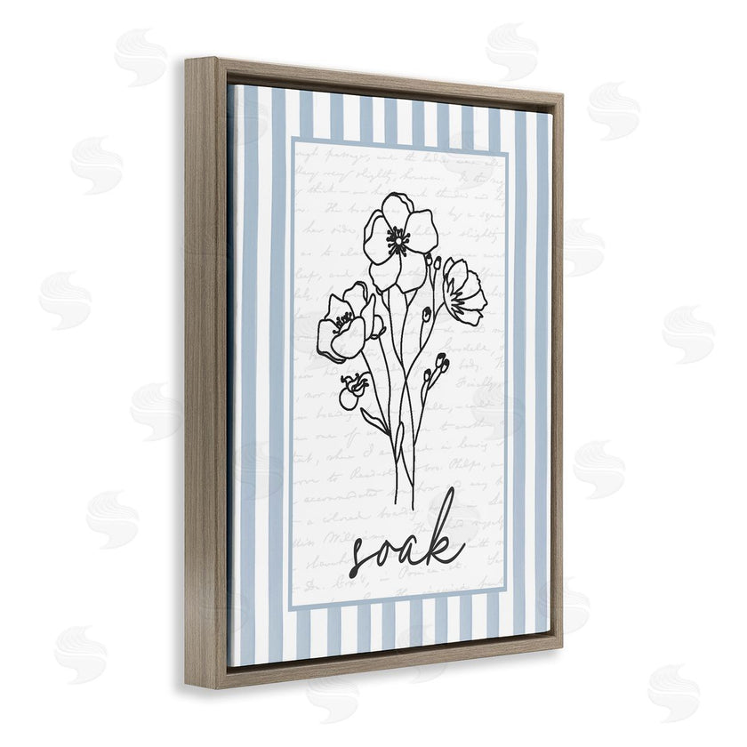 Lettered and Lined | Soak Striped Bath Flowers
