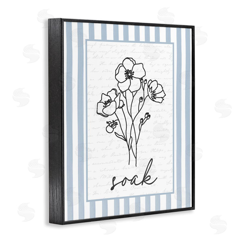 Lettered and Lined | Soak Striped Bath Flowers