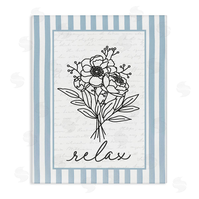 Lettered and Lined | Relax Striped Bath Flowers