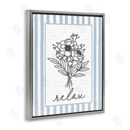 Lettered and Lined | Relax Striped Bath Flowers