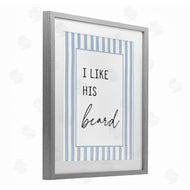 Lettered and Lined | I Like His Beard Stripes