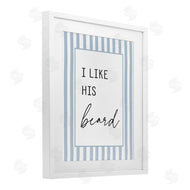 Lettered and Lined | I Like His Beard Stripes