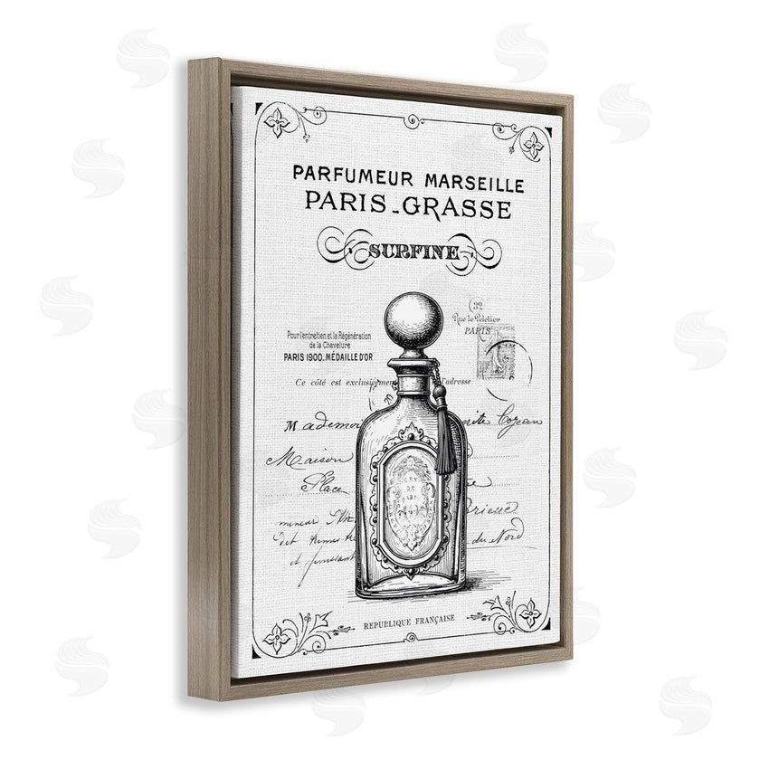 Lettered and Lined | Vintage French Luxury Bottle