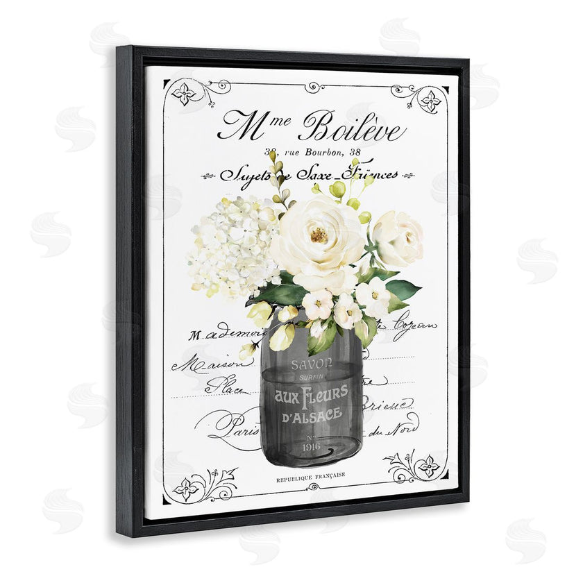Lettered and Lined | French Vintage Flowers with Script