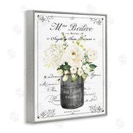 Lettered and Lined | French Vintage Flowers with Script