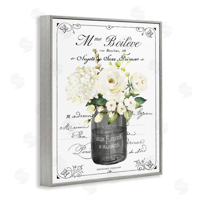 Lettered and Lined | French Vintage Flowers with Script
