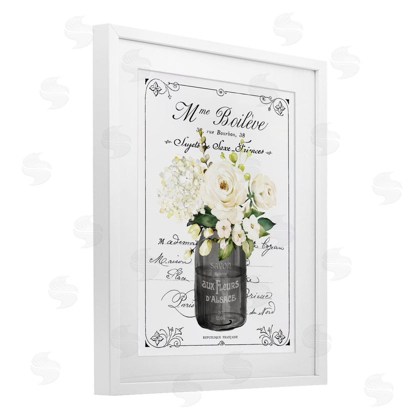 Lettered and Lined | French Vintage Flowers with Script