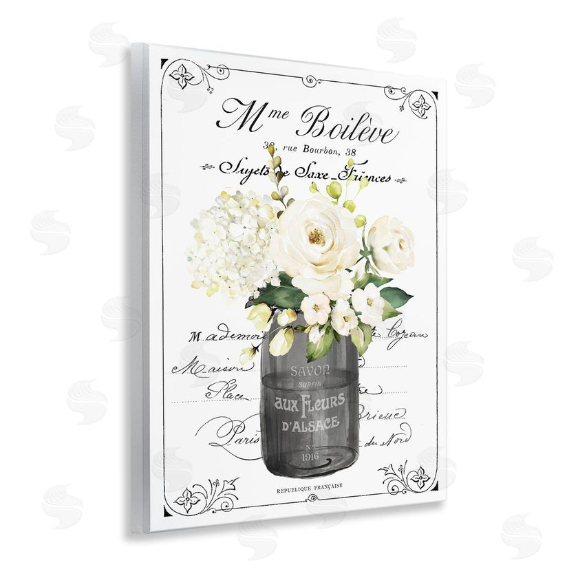Lettered and Lined | French Vintage Flowers with Script