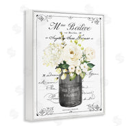 Lettered and Lined | French Vintage Flowers with Script