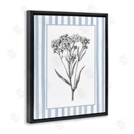 Lettered and Lined | Vintage Herbs Blue Striped Border