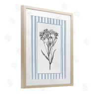 Lettered and Lined | Vintage Herbs Blue Striped Border