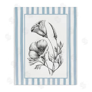 Lettered and Lined | Blossoming Flowers on Stripes