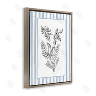 Lettered and Lined | Herbs with Striped Border