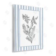 Lettered and Lined | Herbs with Striped Border