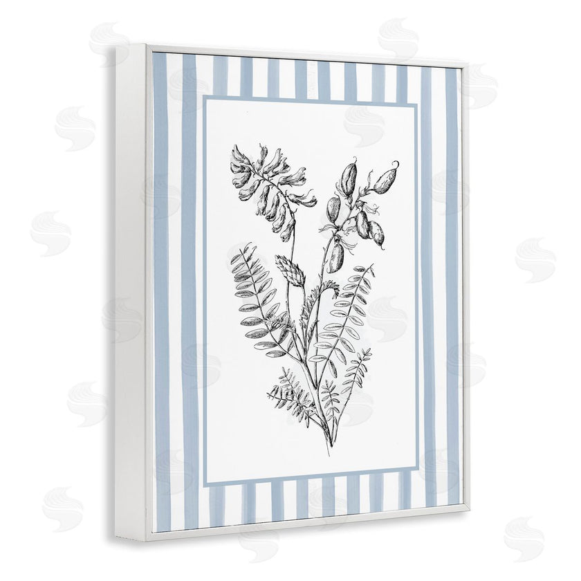 Lettered and Lined | Herbs with Striped Border