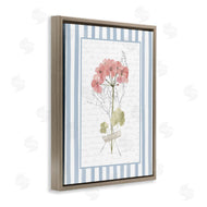 Lettered and Lined | Herbs Sketch on Blue Stripes