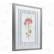 Lettered and Lined | Herbs Sketch on Blue Stripes