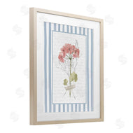 Lettered and Lined | Herbs Sketch on Blue Stripes