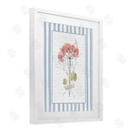 Lettered and Lined | Herbs Sketch on Blue Stripes
