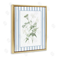 Lettered and Lined | Vintage Herbs Blue Stripes