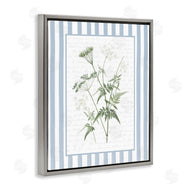 Lettered and Lined | Vintage Herbs Blue Stripes