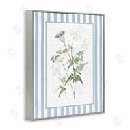 Lettered and Lined | Vintage Herbs Blue Stripes