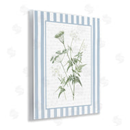 Lettered and Lined | Vintage Herbs Blue Stripes