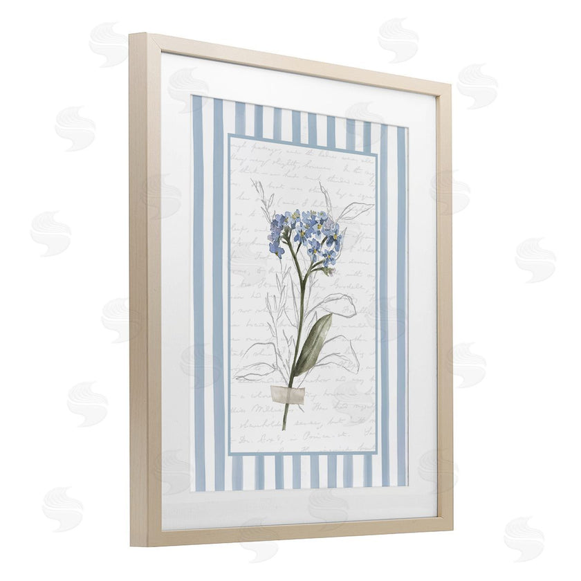 Lettered and Lined | Striped Cottage Herb Sketch