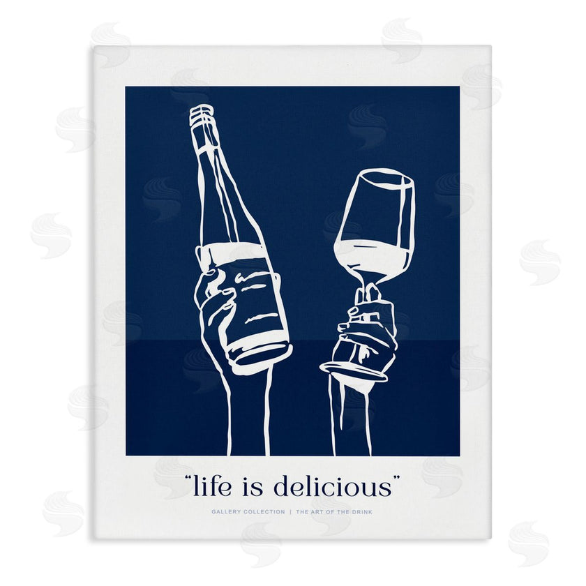 Lettered and Lined | Navy Life Is Delicious
