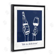 Lettered and Lined | Navy Life Is Delicious